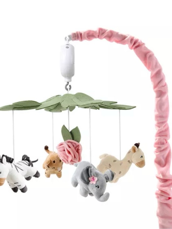 The Peanutshell Other - Wildest Dreams Pink Musical Crib Mobile